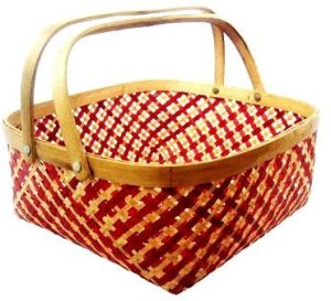 Bamboo Fruit Basket, Capacity : 2-3 Kg