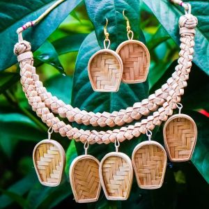 Bamboo Necklace Set, Gender : Female