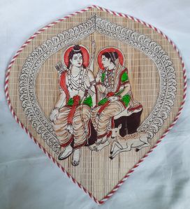 Bamboo RAM Sita Wall Hanging