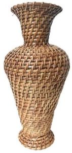 Handmade Bamboo Flower Pot For Decoration