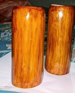 Polished Bamboo Water Glass