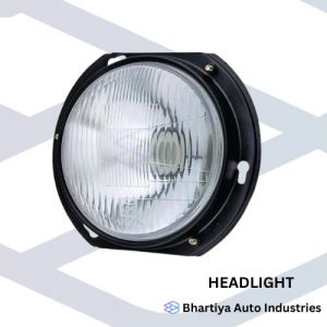 Polished Aluminium Bajaj Re Compact Headlight For Automobile Industry