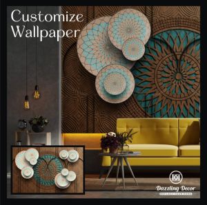 3D Customized Wallpaper, Color : Multi-colour