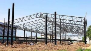 Galvanized Steel GI Prefabricated Structure For Industrial