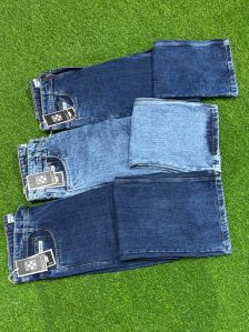 Plain Slub Denim Jeans Fabric For Garments