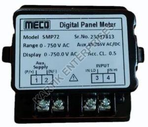 Maco 50 Hz Meco Digital Panel Meter, Voltage : 750V AC