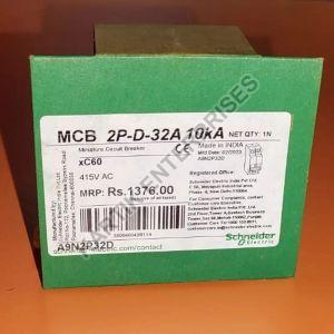 Schneider 2P-D-32A XC60 MCB