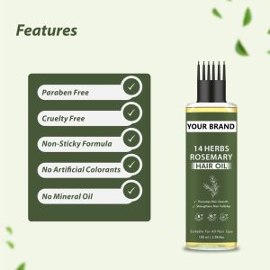 Rosemary Hair Oil For Anti Dandruff