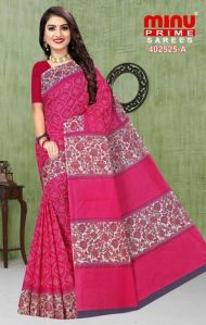 Komal Printed Cotton Saree
