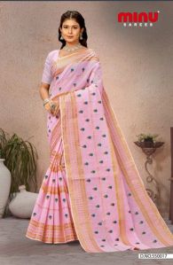 Lipika Embroidered Cotton Saree