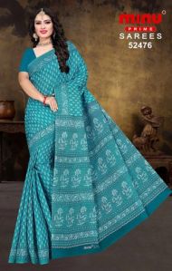 Memsaab Printed Cotton Saree