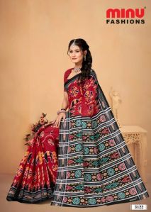 Nazma Katki Printed Cotton Saree