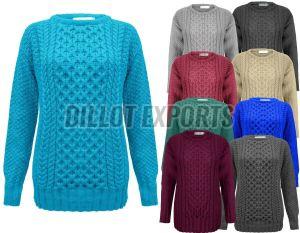 Cotton Ladies Knitted Jumpers, Sleeve Type : Long Sleeve