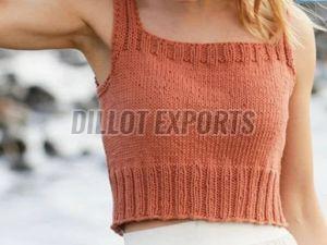 Woolen Ladies Knitted Tank Tops