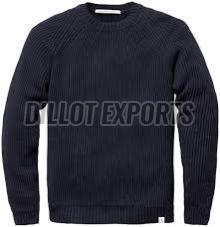 Wool Plain Mens Knitted Sweatshirts, Sleeve Style : Full Sleeves