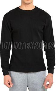 Plain Cotton Mens Knitted Thermals, Sleeve Style : Full Sleeve