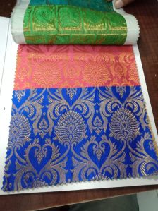 Kuldevi Creation Printed Brocade Fabric