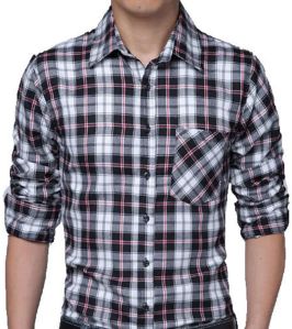 Checked Mens Casual Shirt, Fit Type : Regular Fit