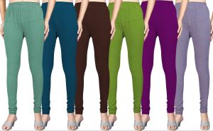 Ladies Cotton Lycra Churidar Leggings, Technics : Machine Made