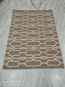 Rectangle Brown Jute Rug