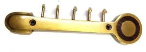 Polished Plain Aluminium Key Hanger, Color : Golden