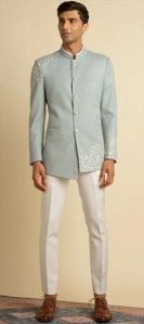 Printed Stitched Mens Jodhpuri Suit, Technics : Machine Made