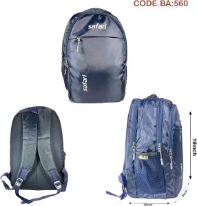 Navy Blue Office Backpack Bag