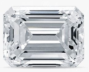 Emerald Cut Lab Grown CVD Diamond Stone