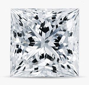 Princess Cut Lab Grown CVD Diamond Stone