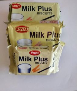 Milk Plus Biscuits For Snacks