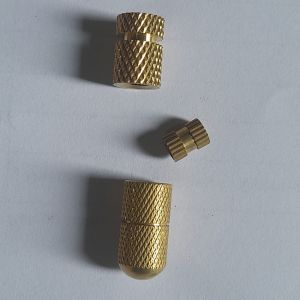 Polished Brass Molding Inserts For Electrical Fittings