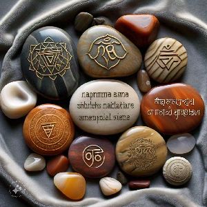 Mantra Stone, Color : Multicolor