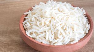 Buyer's Mark Hard Organic Long Grain White Rice, Packaging Type : Plastic Bags, PP Bags