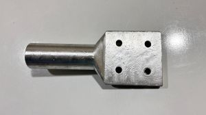 Aluminium Polished Isolator Pad Clamp