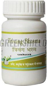 Pranacharya Greenshield Natural Trivanga Bhasma