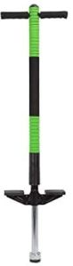 Metal IRIS Pogo Jumping Stick, Color : Green