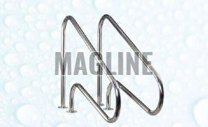 Polished Steel Swimming Pool Handrail, Color : Silver