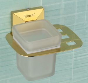 Roden Gold Square Tumbler Holder