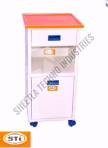 STI Rectangular Polished Hospital Dressing Trolley, Capacity : 10-50kg, 100-150kg, 150-200kg