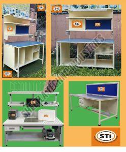 Plain Polished Wooden | Stone | Metal | Steel Warehouse Packing Table, Thickness : 30-40mm, 20-30mm