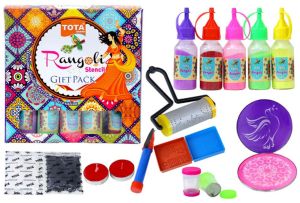 Tota Rangoli GIft Pack (Blue)