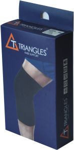 Triangles Plain Rubber Knee Brace For Pain Relief