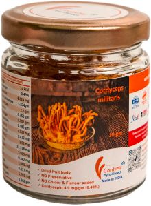 Cordymil 10 Gm (dried Cordyceps Militaris Fruit Bodies - FSSAI Certified 100% Pure & Authentic)