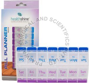 Plain ABS Pill Planner, Color : Multicolor