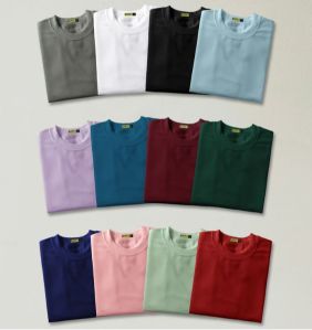 Mens Plain Round Neck T-Shirt