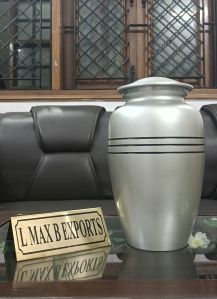 Pewter Classic Three Bank Cremation Urns