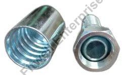 Fitwell Polished Stainless Steel Or Mild Steel Hydraulic Braided Pipe Fitting, Color : Silver