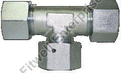 Polished Stainless Steel Hydraulic Swivel Tee, Color : Silver