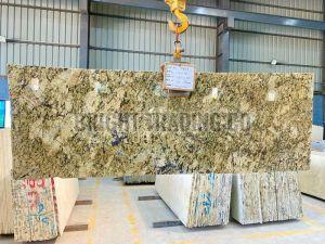 Polished Caravelas White Granite Slab