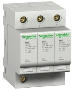 Schneider 50Hz ABS Plastic Surge Protection Device, Power : 0-5Kw